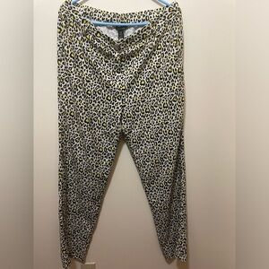 💎 Alison Sheri neon cheetah pant SZ large NWT